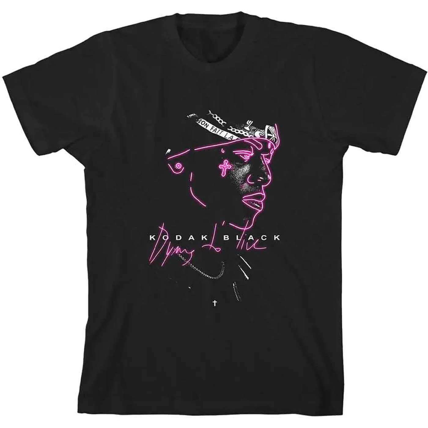 Kodak Black T Shirt - Neon Outline