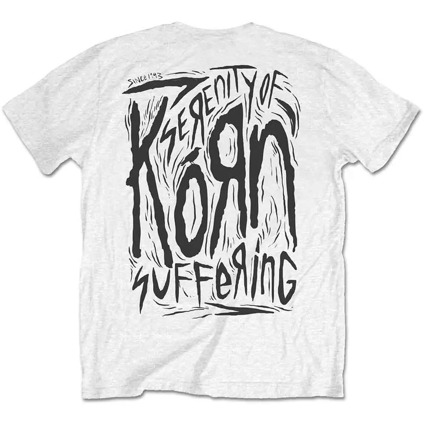 Korn T Shirt - Scratched Type