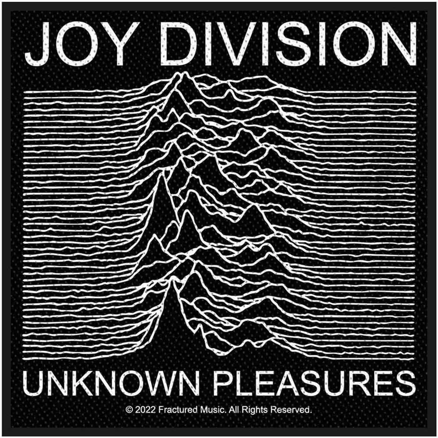 Joy Division Patches Woven Sew On - Unknown Pleasures