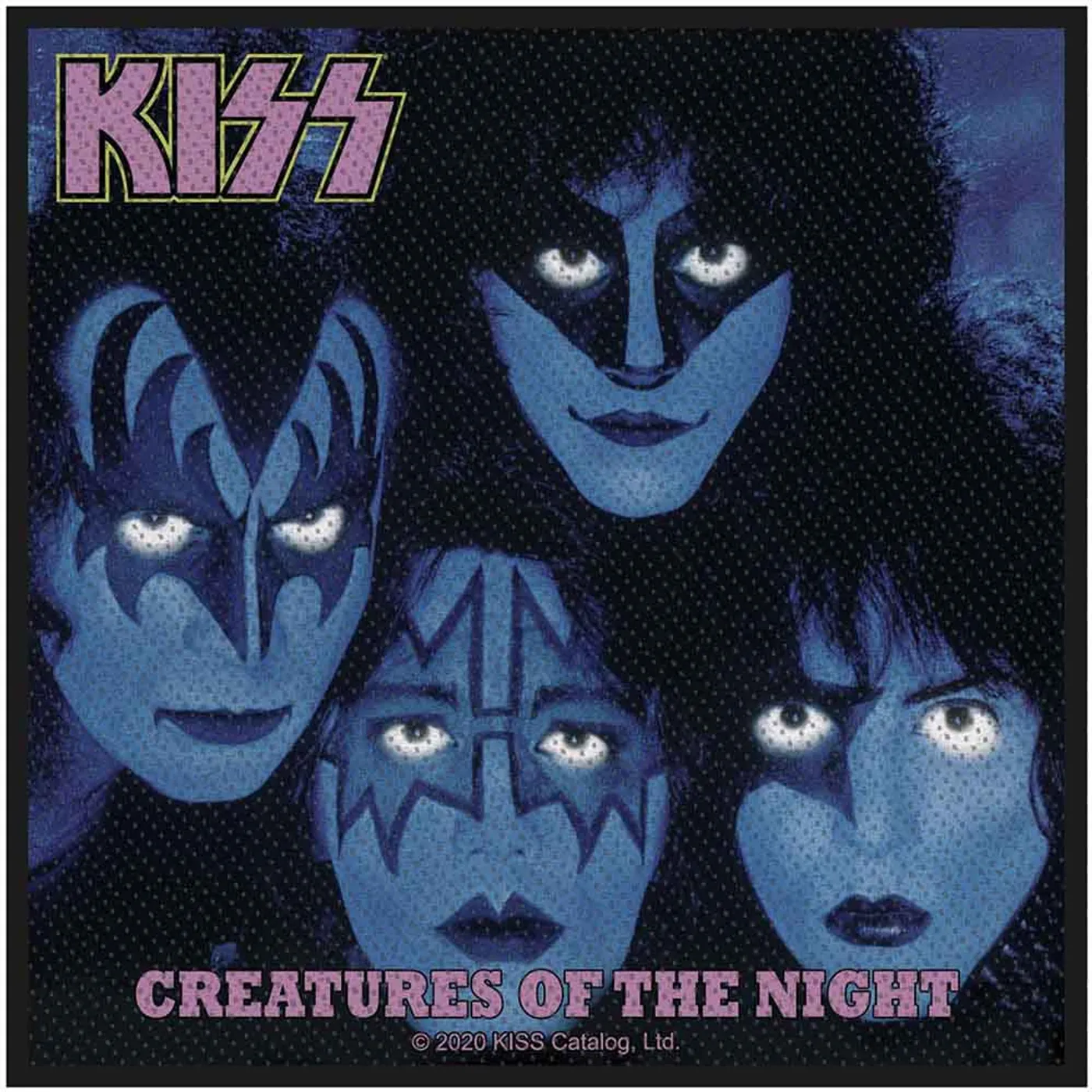 Kiss Patches Woven Sew On - Creatures Of The Night