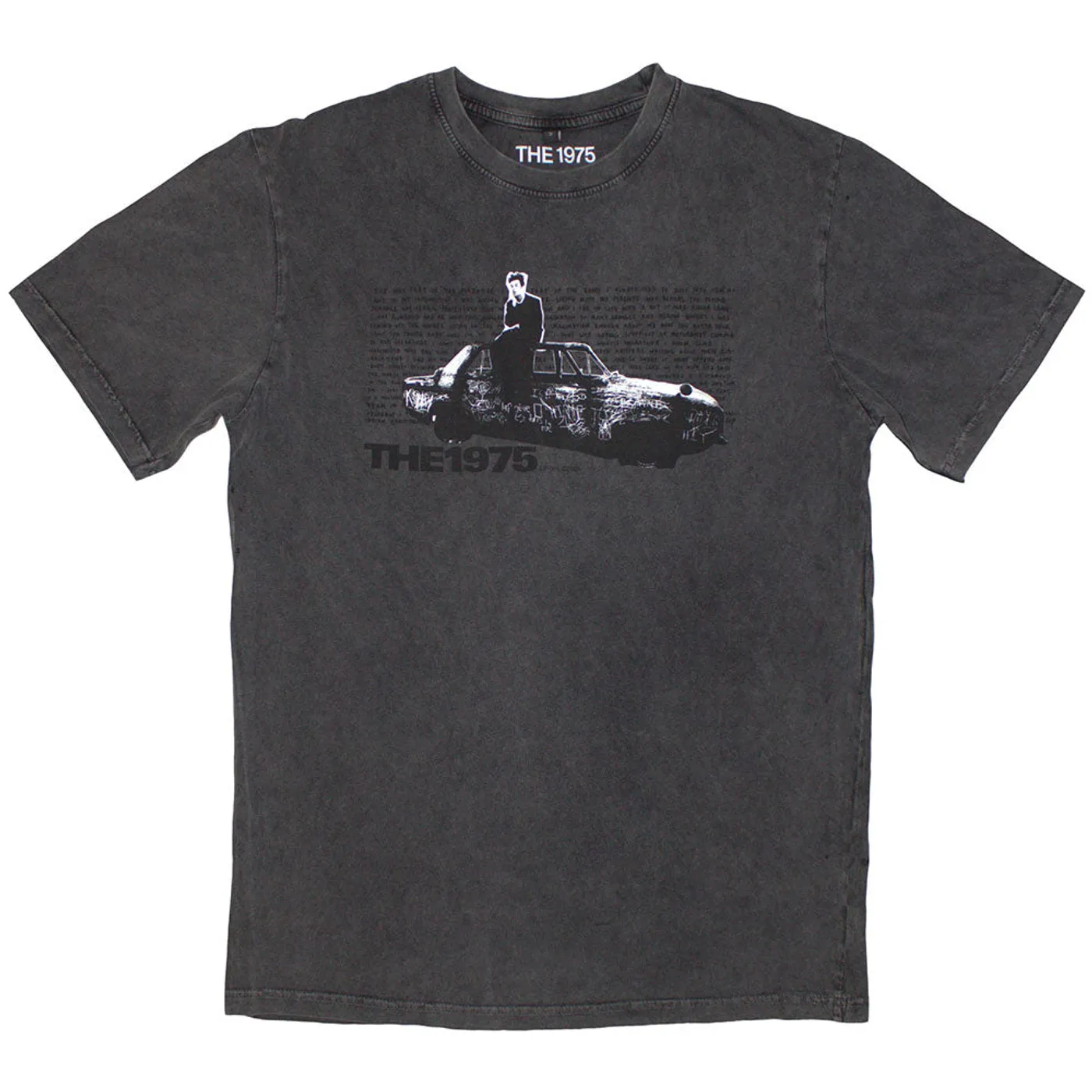 The 1975 T Shirt - Car Photo Stone Wash