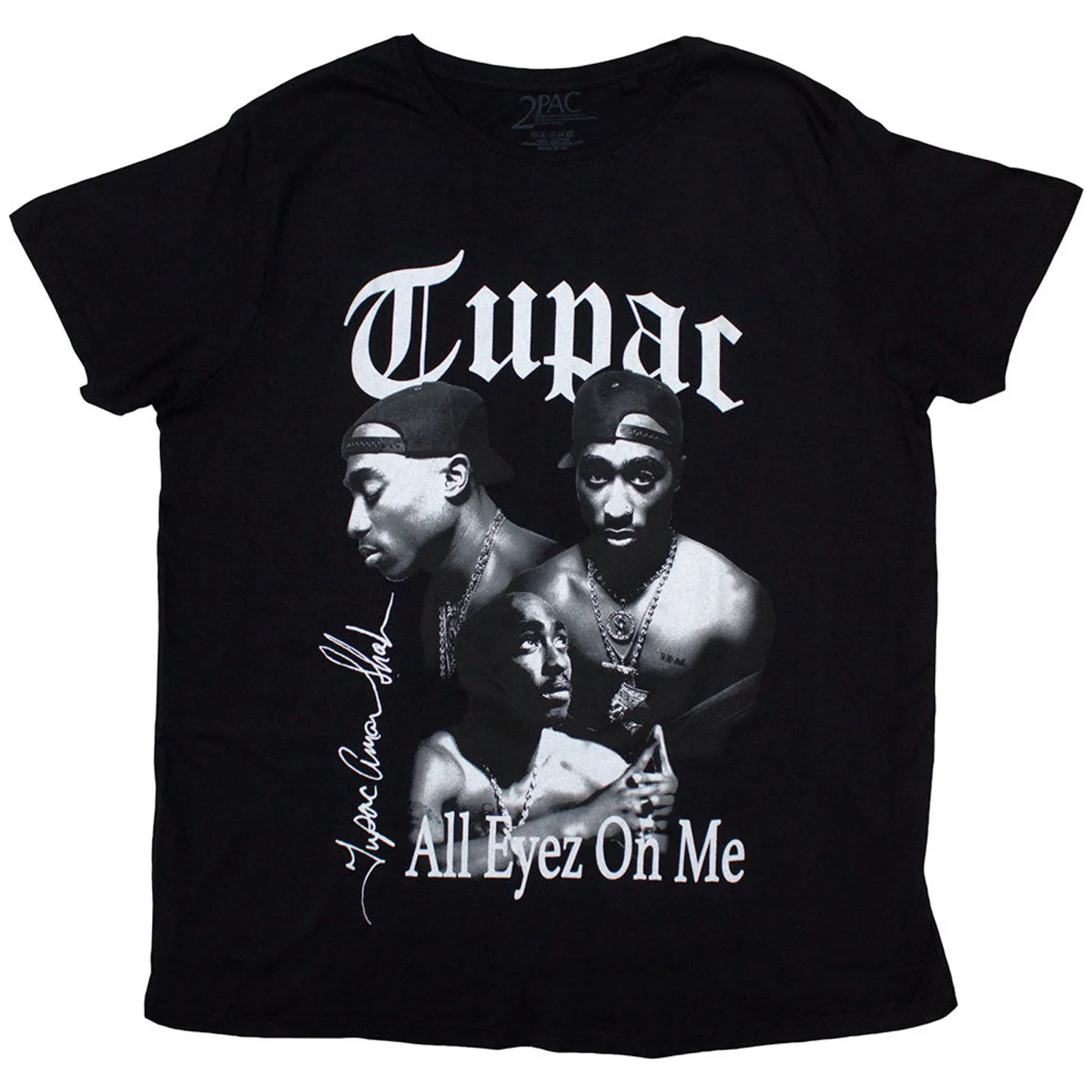 Tupac T Shirt - All Eyez B&W