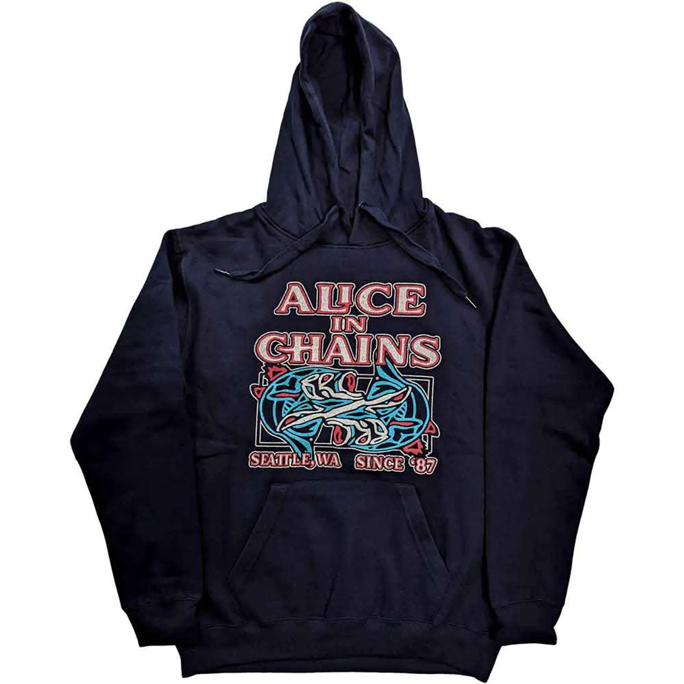 Alice In Chains Pullover Hoodie - Totem Fish