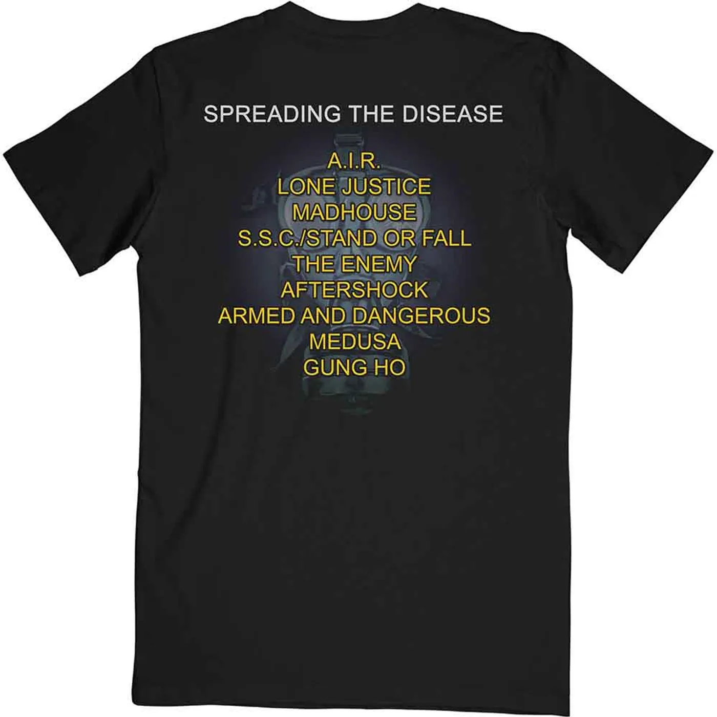 Anthrax T Shirt - Spreading The Disease Tracklist