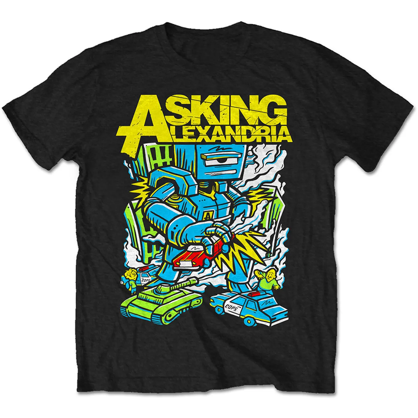 Asking Alexandria T Shirt - Killer Robot