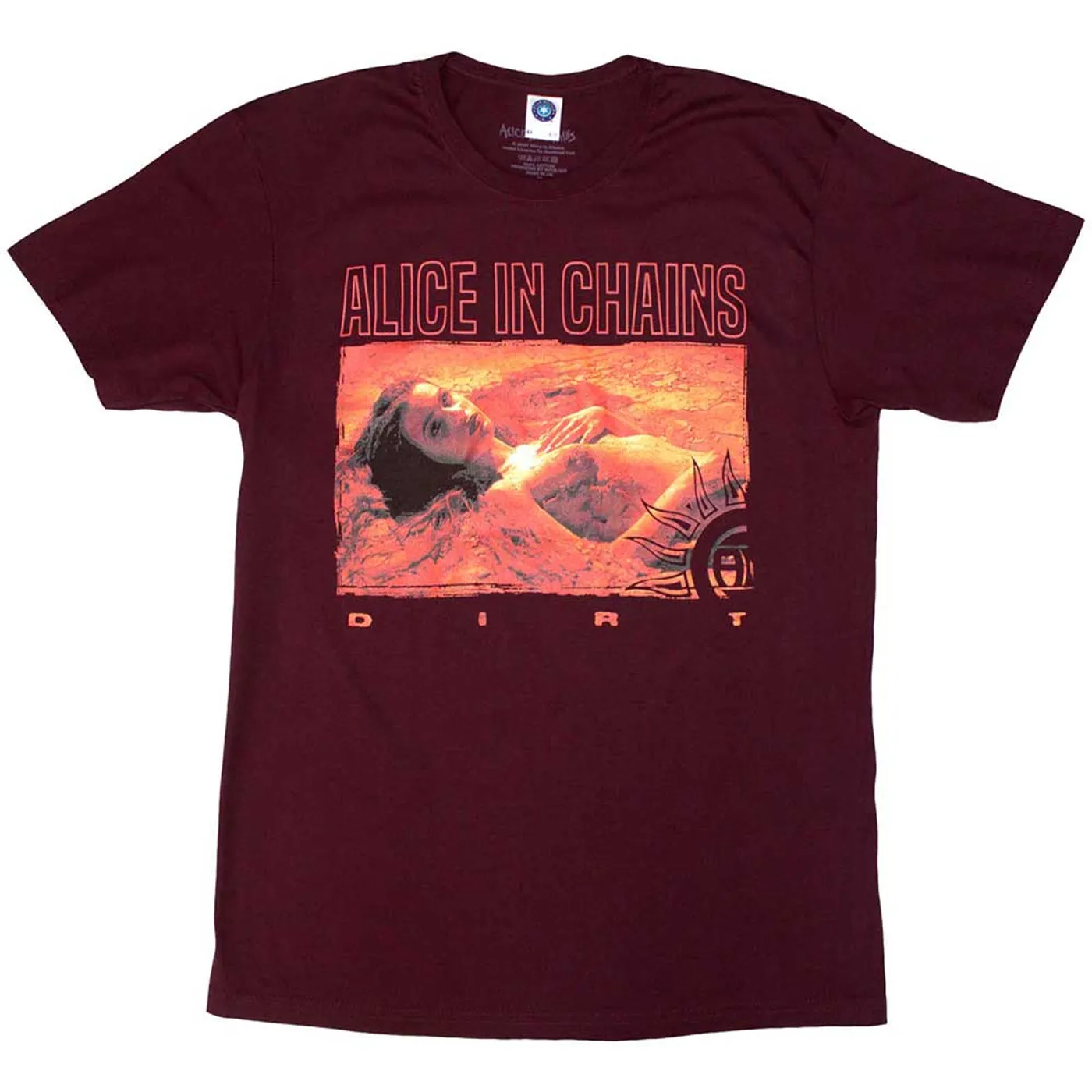 Alice In Chains T Shirt - Dirt Orange