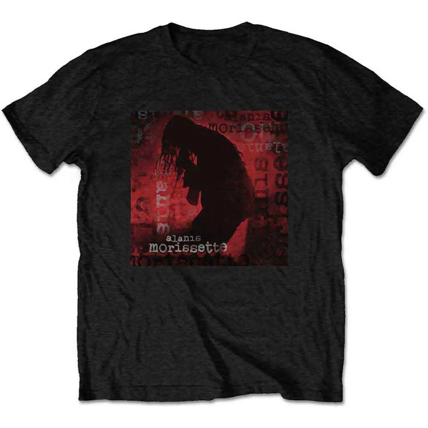 Alanis Morissette T Shirt - Ironic Silhouette