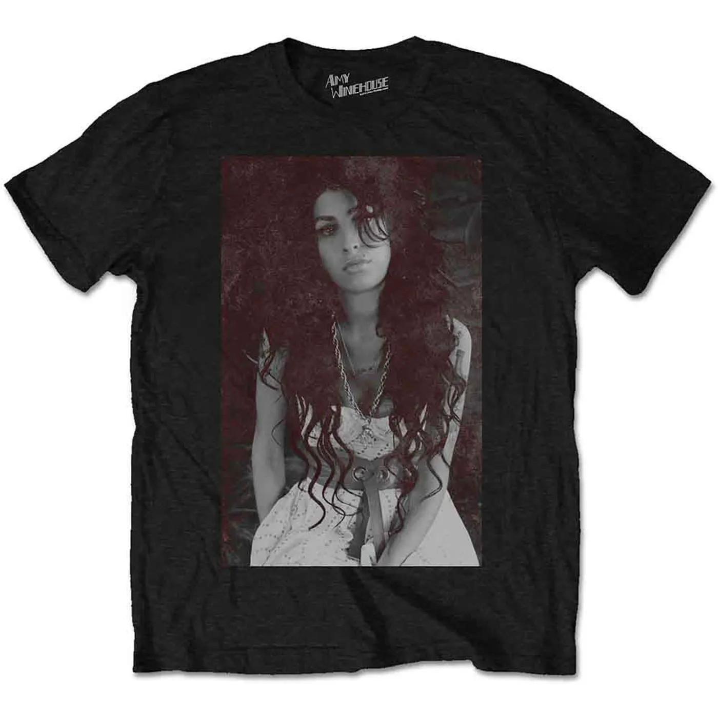 Amy Winehouse T Shirt - Back To Black Chalk Board