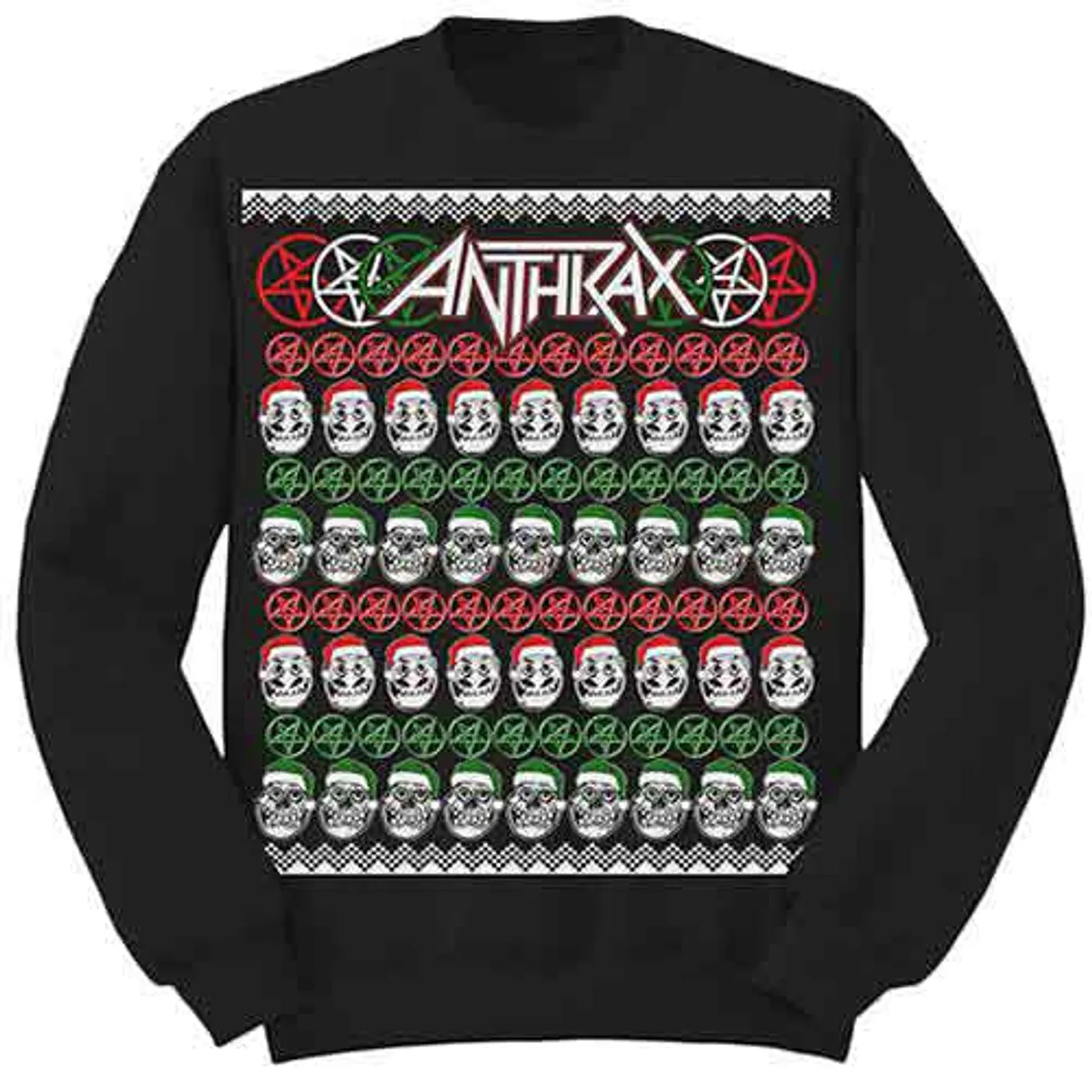 Anthrax Sweatshirt - Skulls Christmas