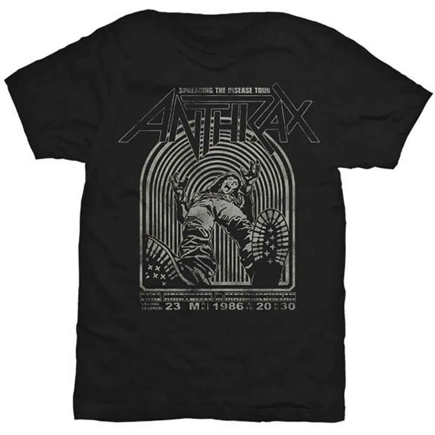 Anthrax T Shirt - Vtge Spreading The Disease