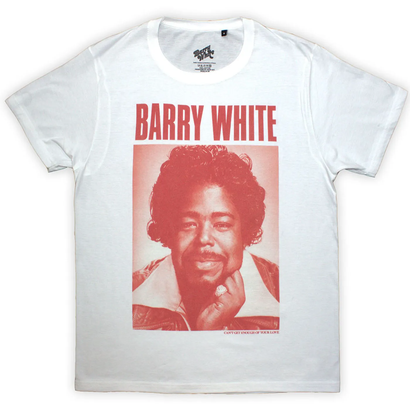 Barry White T Shirt - Box Photo