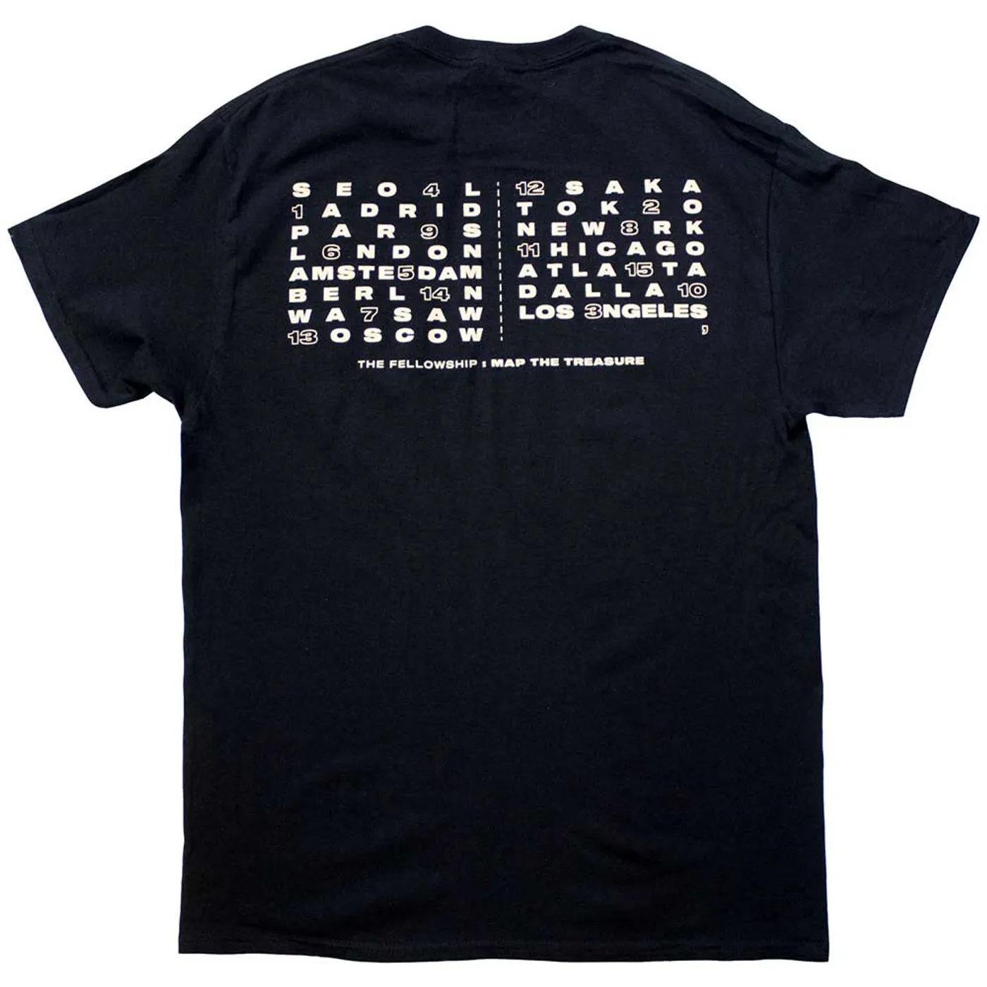 ATEEZ T Shirt - Fellowship Map The Treasure