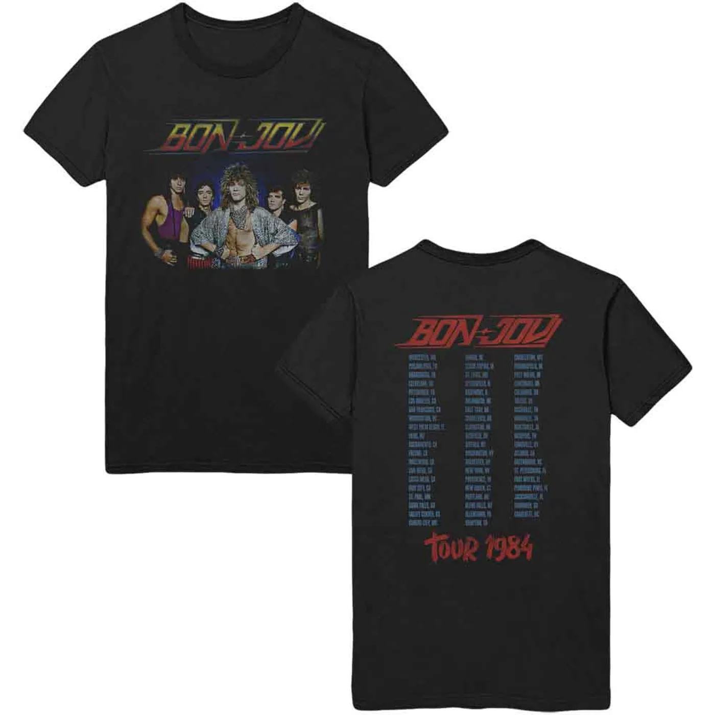 Bon Jovi T Shirt - Tour '84