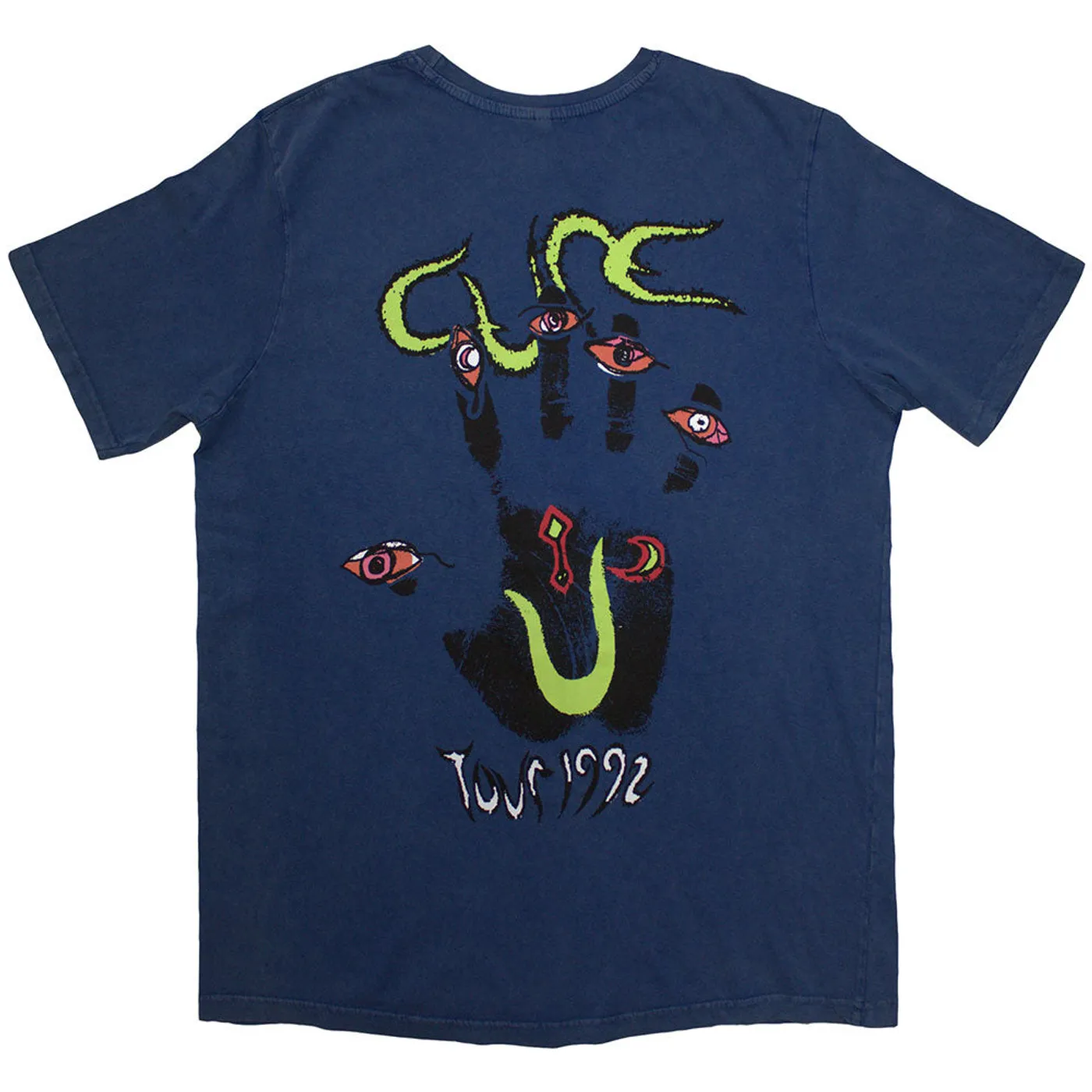 The Cure T Shirt - Wish Tour '92 Stone Wash