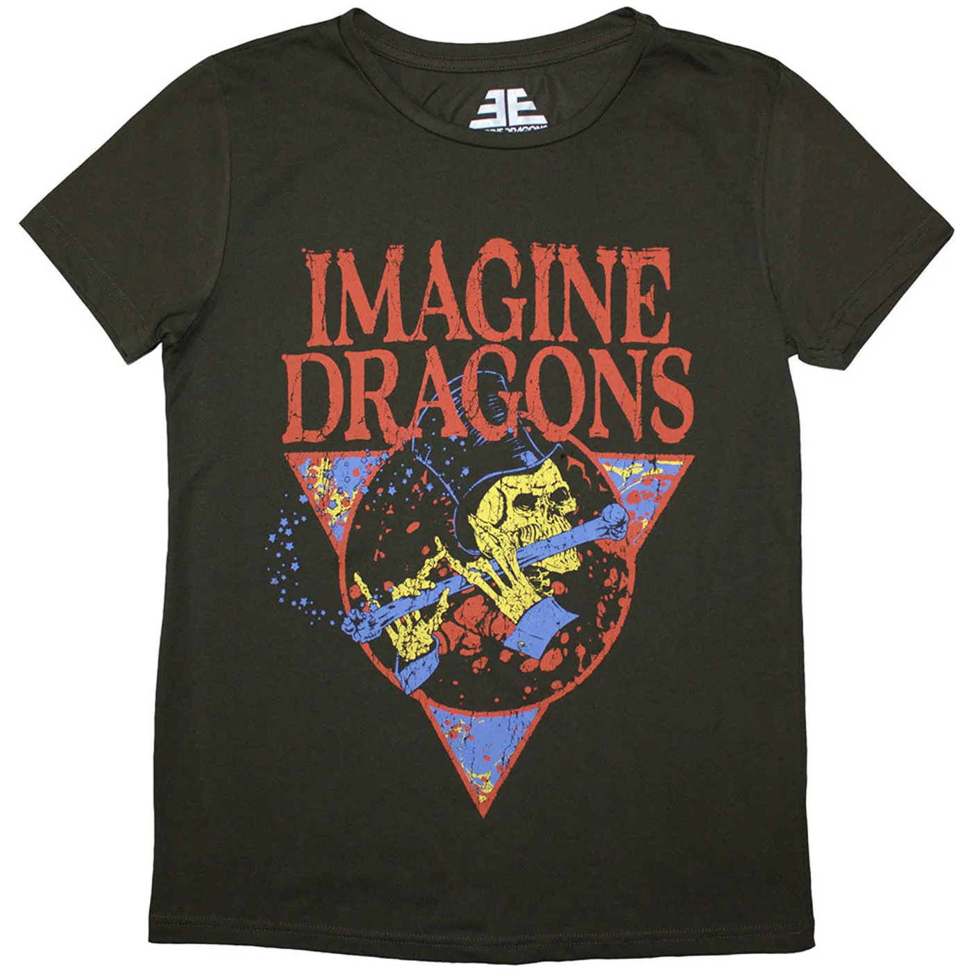 Imagine Dragons Woman's T Shirt - Skeleton Flute