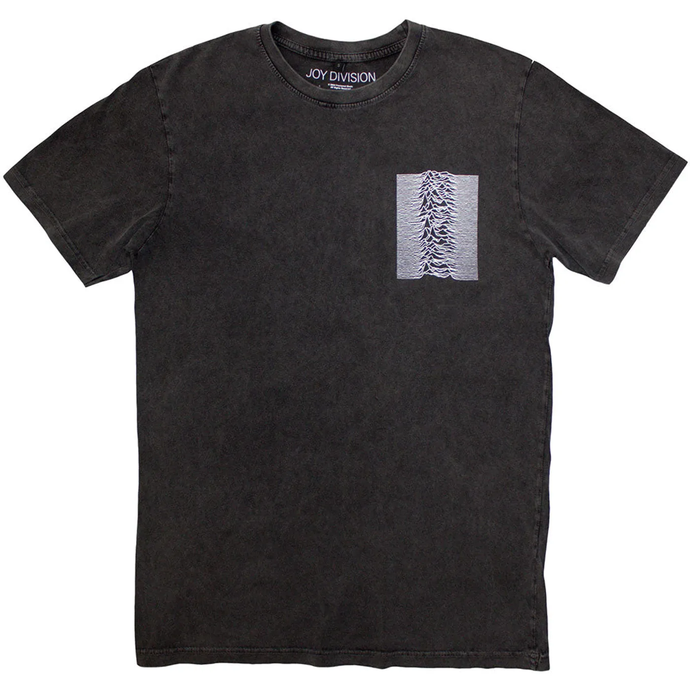 Joy Division T Shirt - Pulsar Pocket Wave Stone Wash