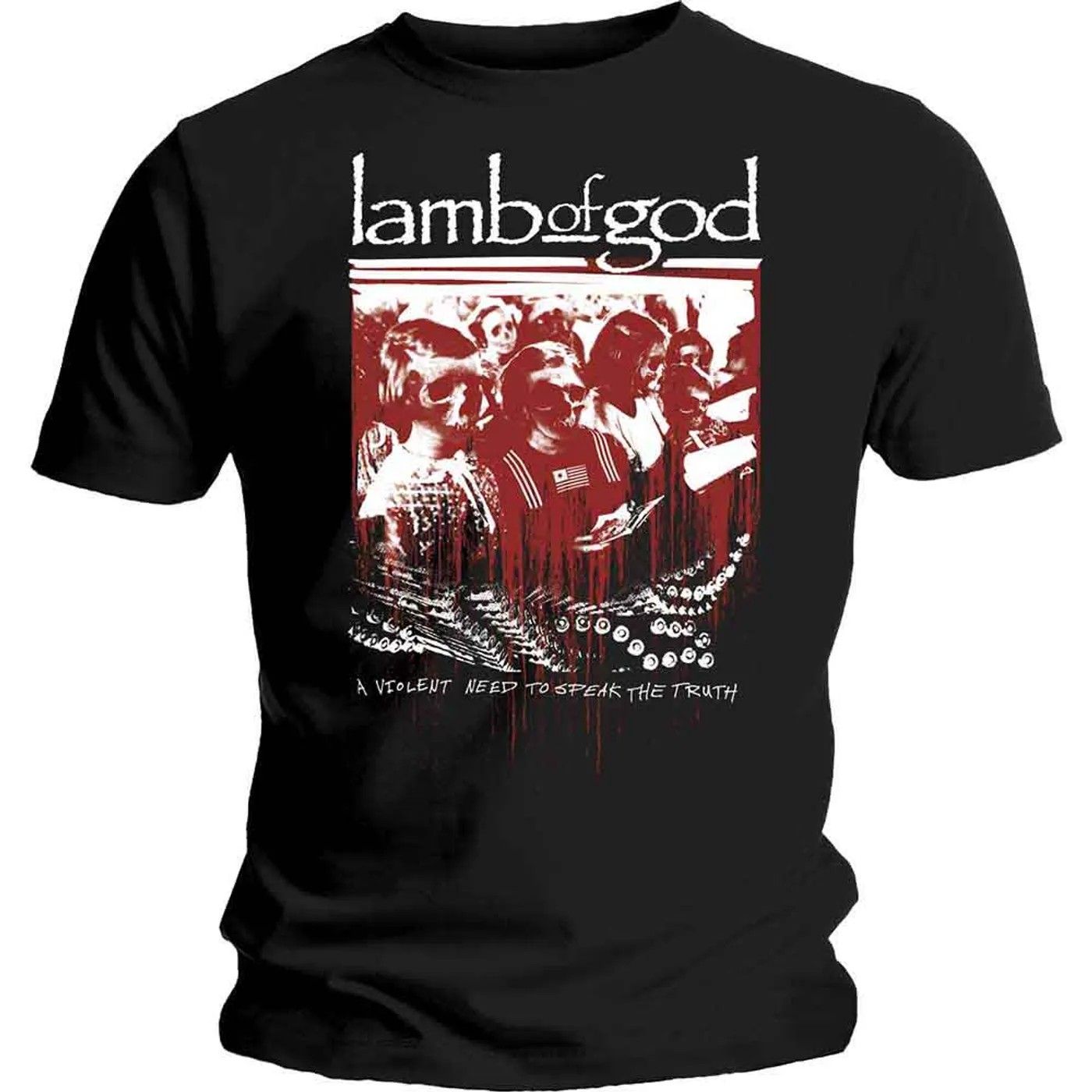 Lamb Of God T Shirt - Enough Is Enough