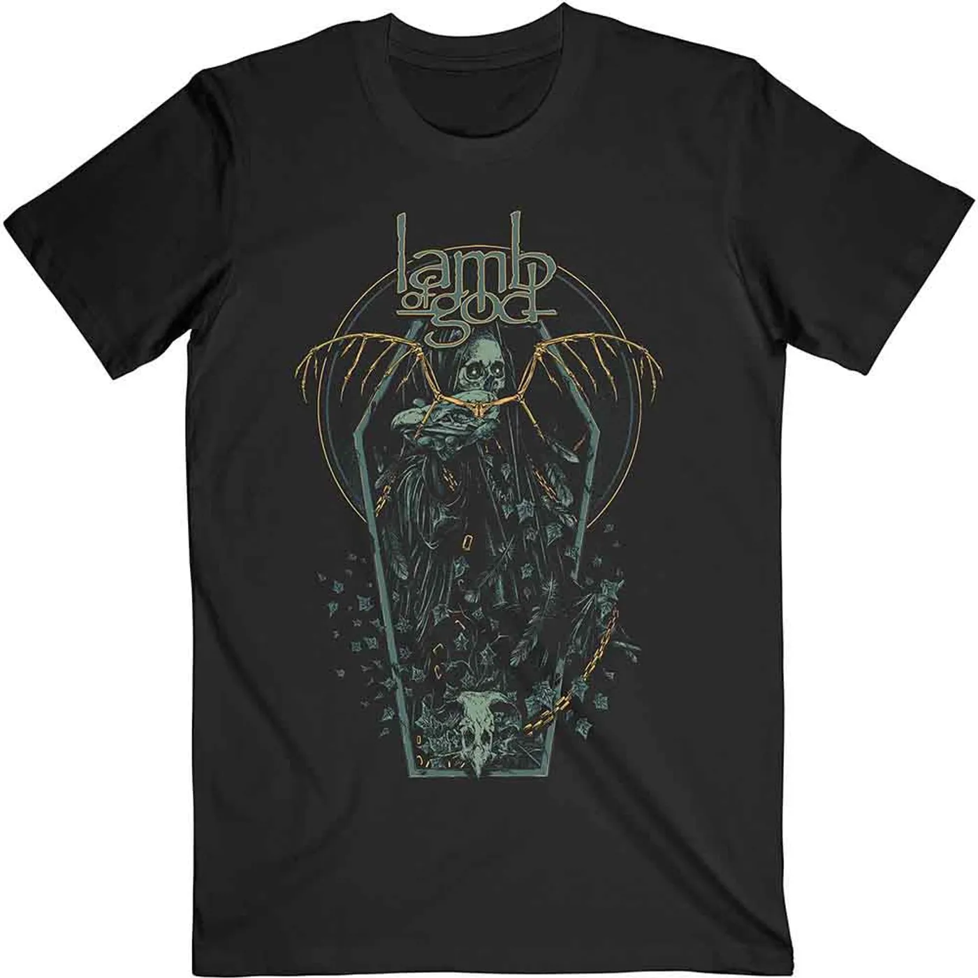 Lamb Of God T Shirt - Coffin Kopia