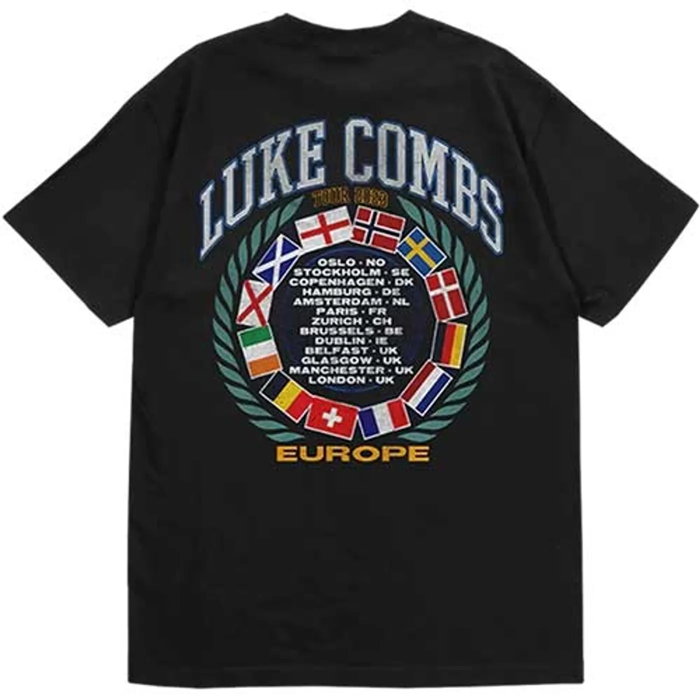 Luke Combs T Shirt - Tour '23 Flag