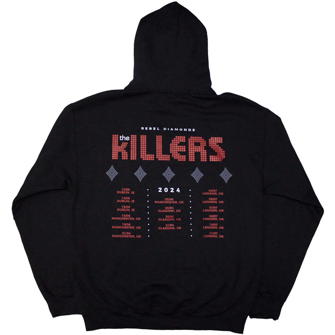 The Killers Pullover Hoodie - Tour '24 Rebel Diamonds