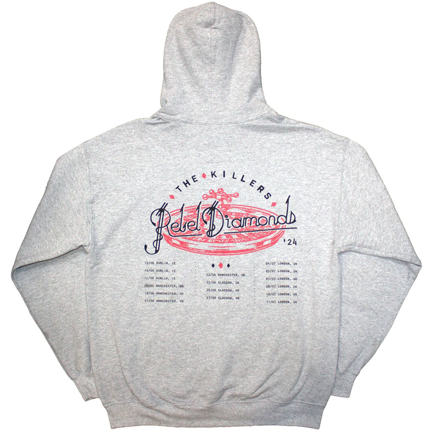 The Killers Pullover Hoodie - Tour '24 Roulette Wheel