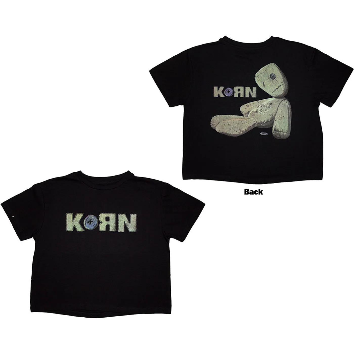 Korn Women's Crop Top - Doll Issues