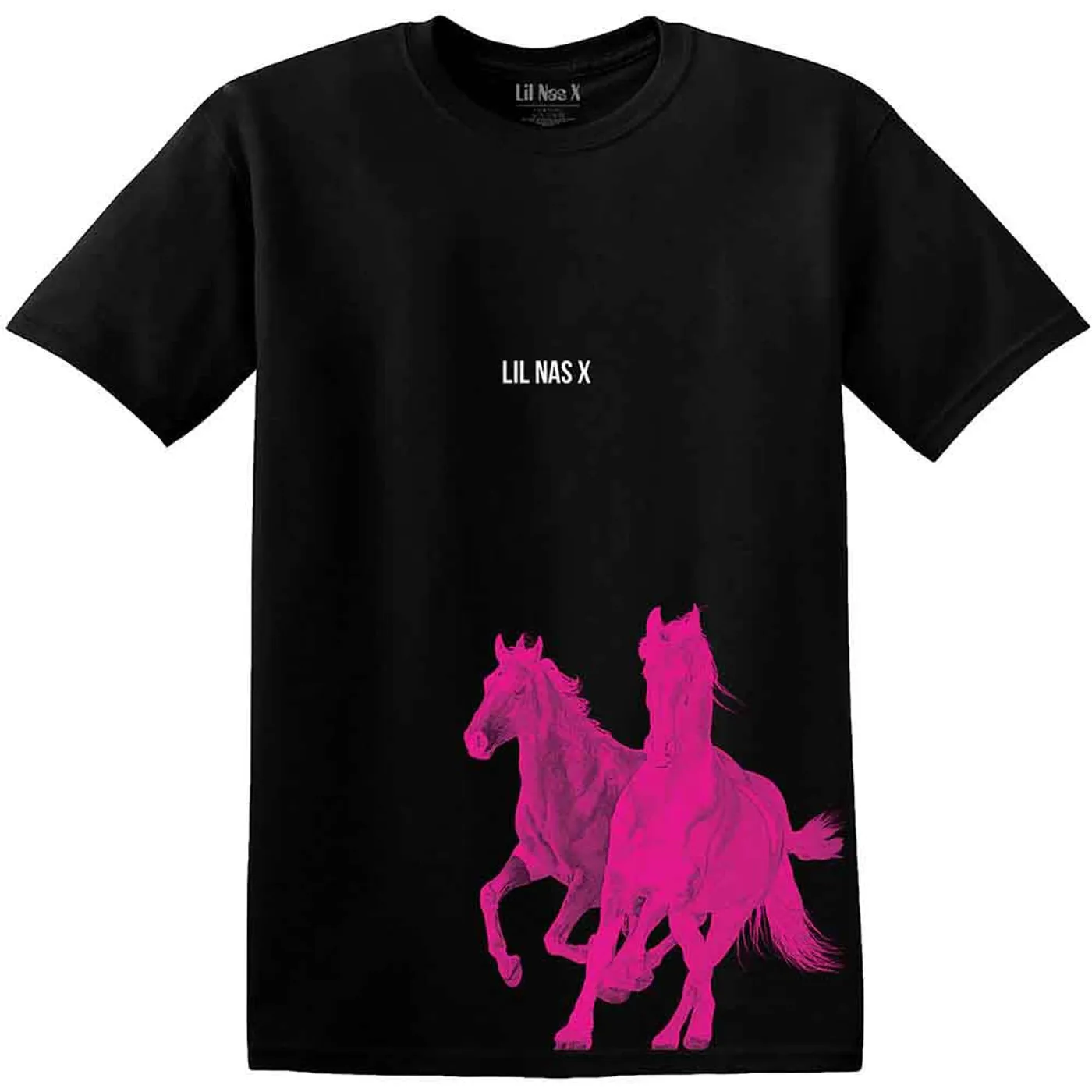 Lil Nas X T Shirt - Pink Horses