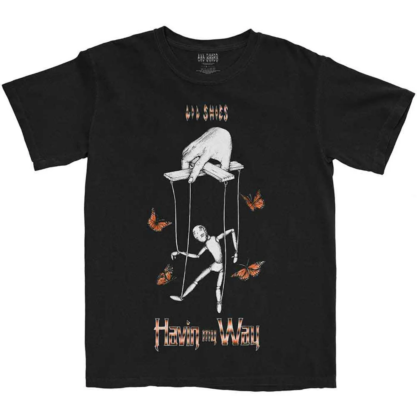 Lil Skies T Shirt - Butterfly Puppet
