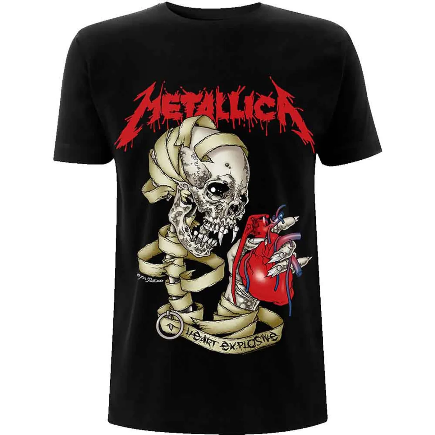 Metallica T Shirt - Heart Explosive