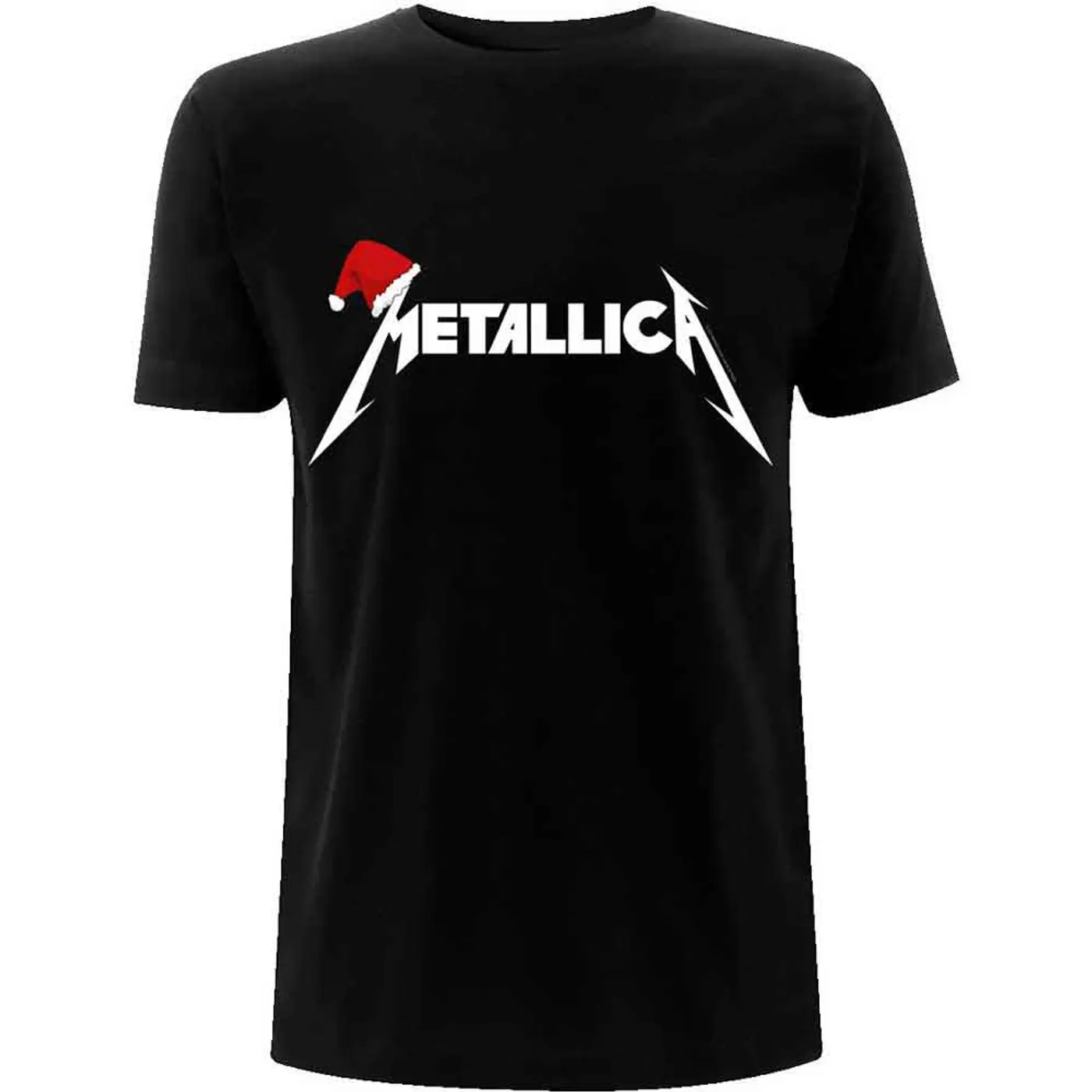 Metallica T Shirt - Santa Hat Logo