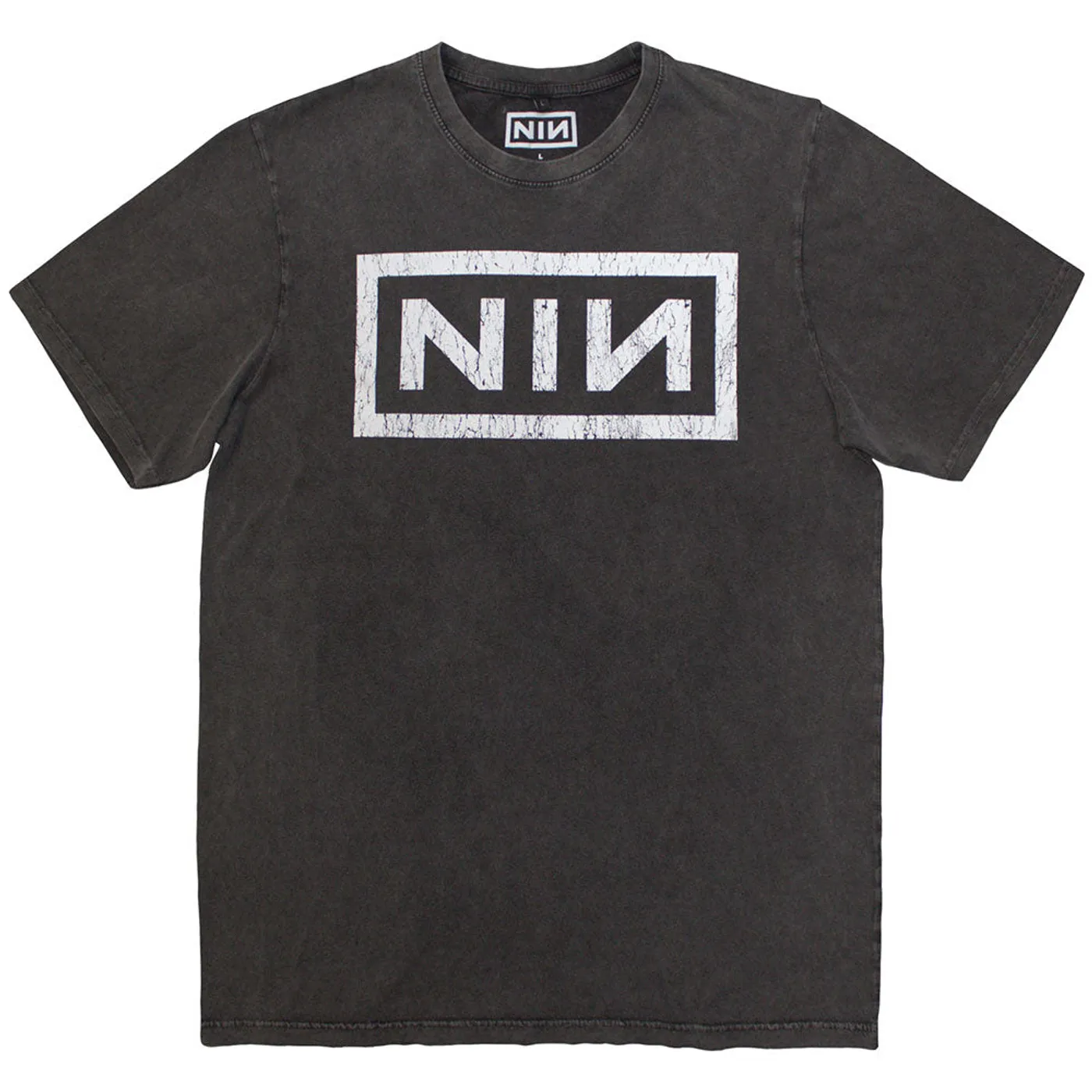 Nine Inch Nails T Shirt - Classic Logo Stone Wash