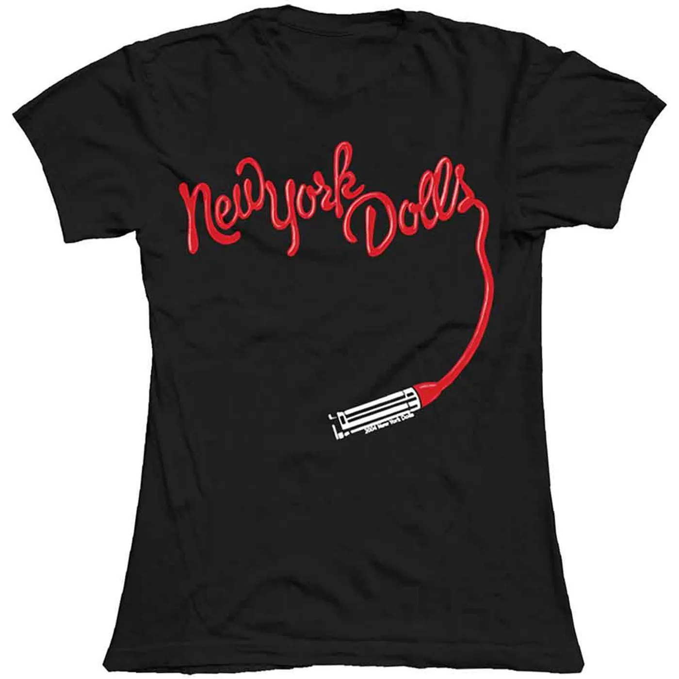 New York Dolls Woman's T Shirt - Lipstick Logo