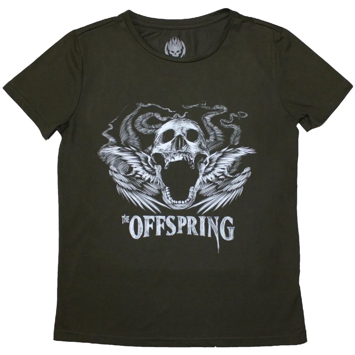 The Offspring Woman's T Shirt - Feathered Winged Skull