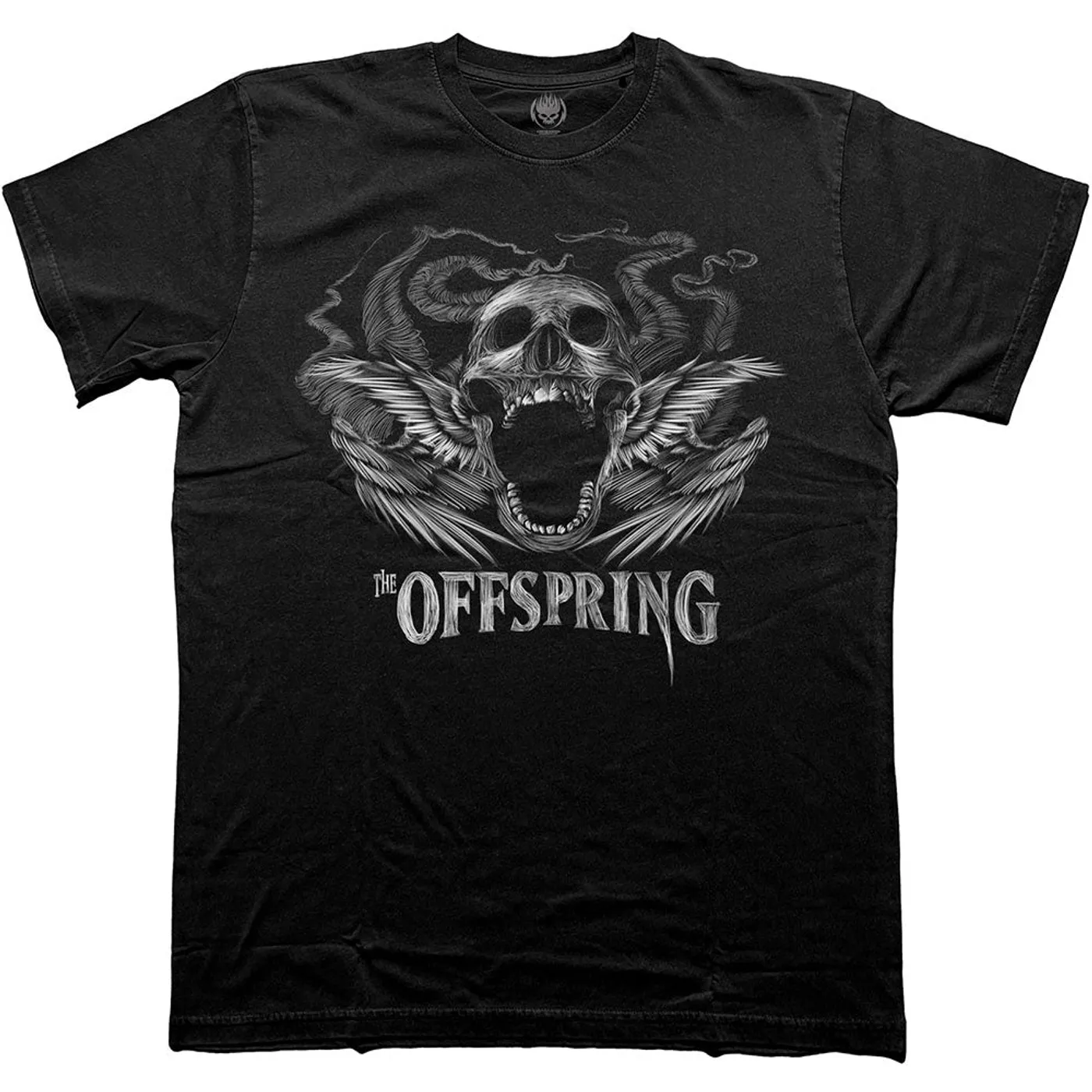 The Offspring T Shirt - Feathered Winged Skull