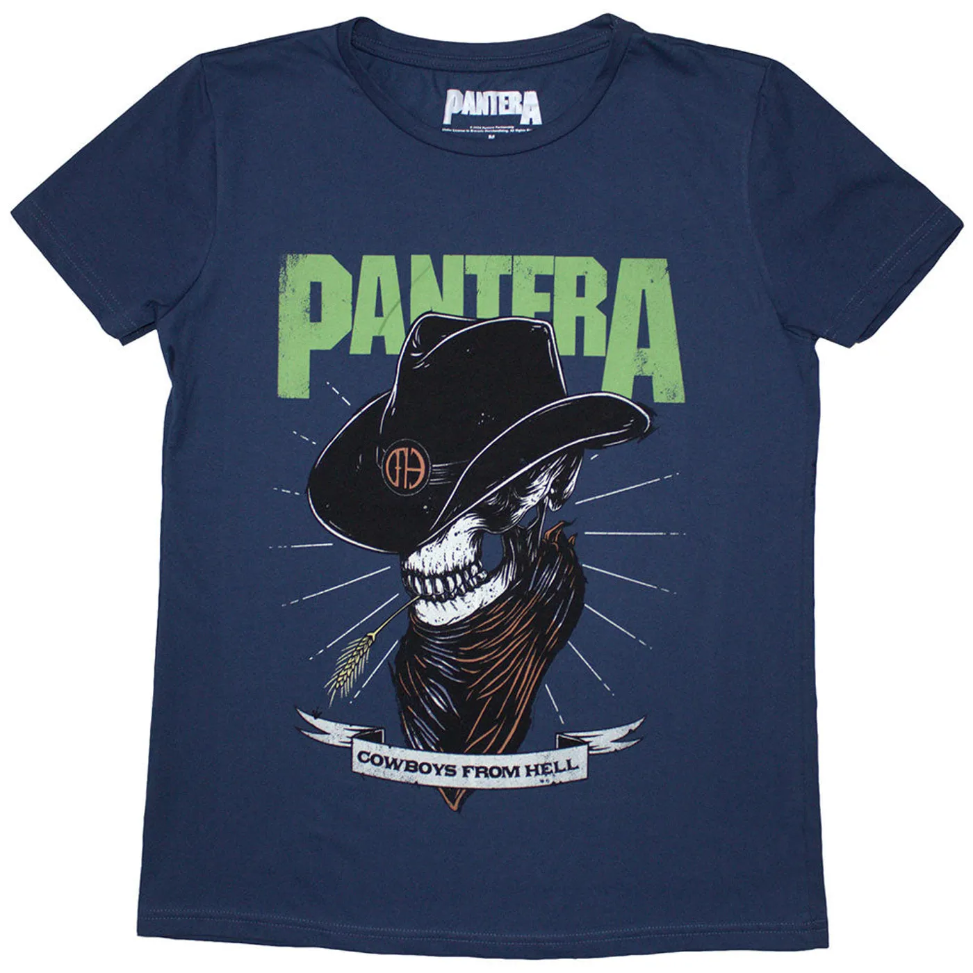 Pantera Woman's T Shirt - Skeleton Cowboy