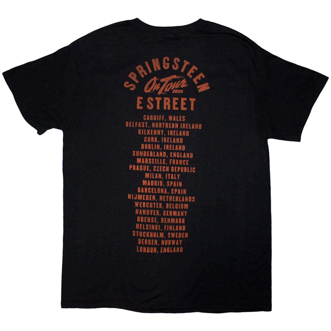 Bruce Springsteen T Shirt - Tour '24 E-Street Photo