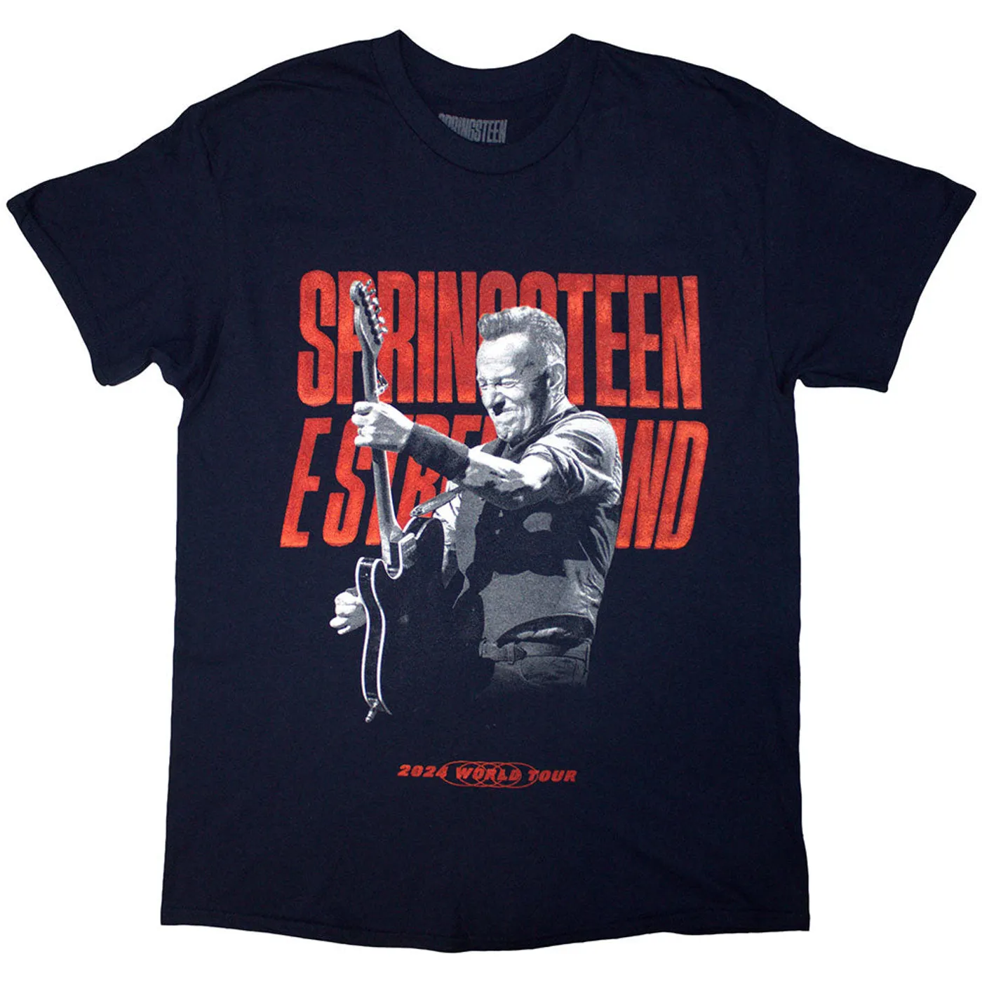 Bruce Springsteen T Shirt - Tour '24 Guitar Photo