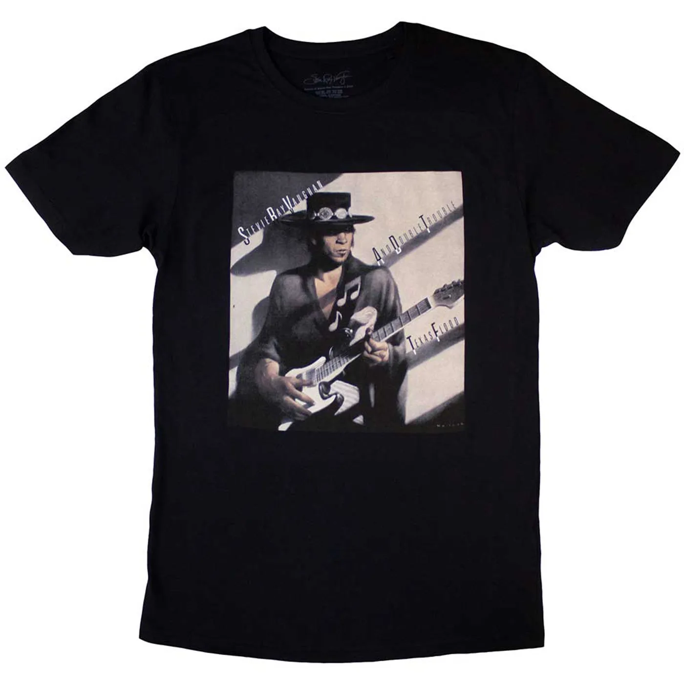 Stevie Ray Vaughan T Shirt - Texas Flood Album Cover