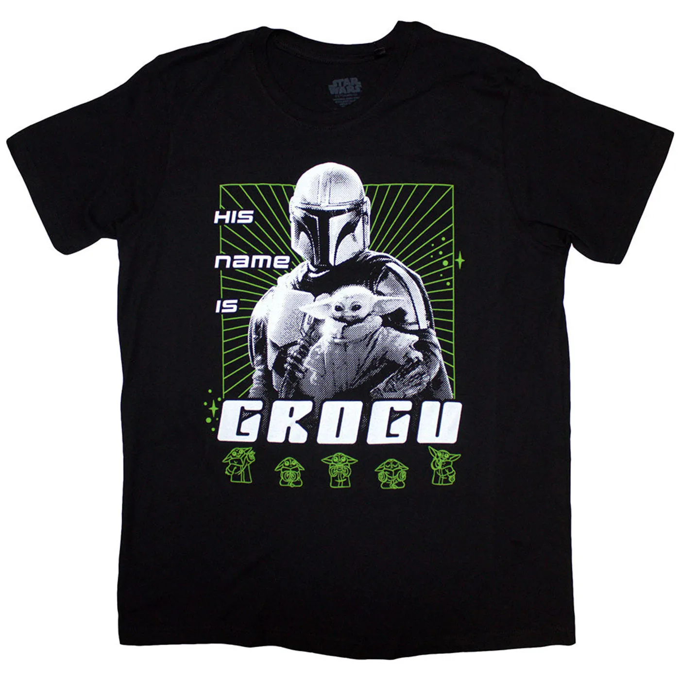 Star Wars T Shirt - The Mandalorian His Name Is Grogu