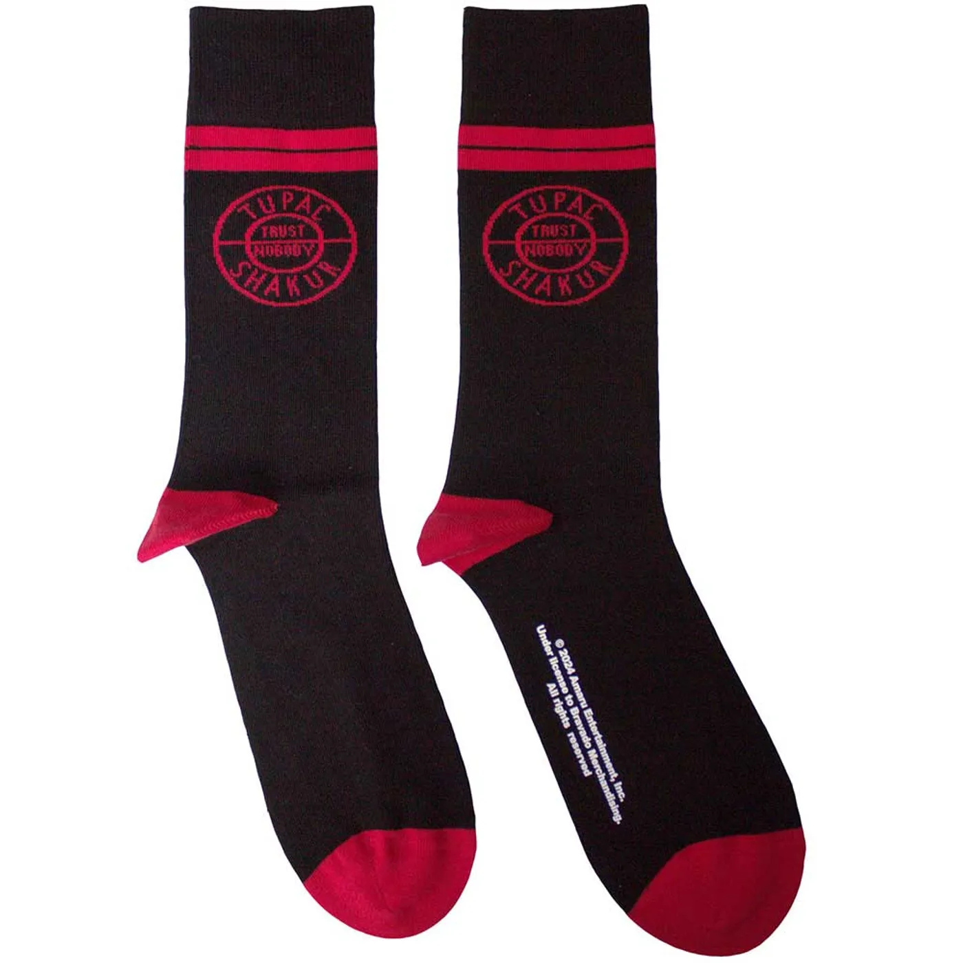 Tupac Ankle Socks - Circle Logo