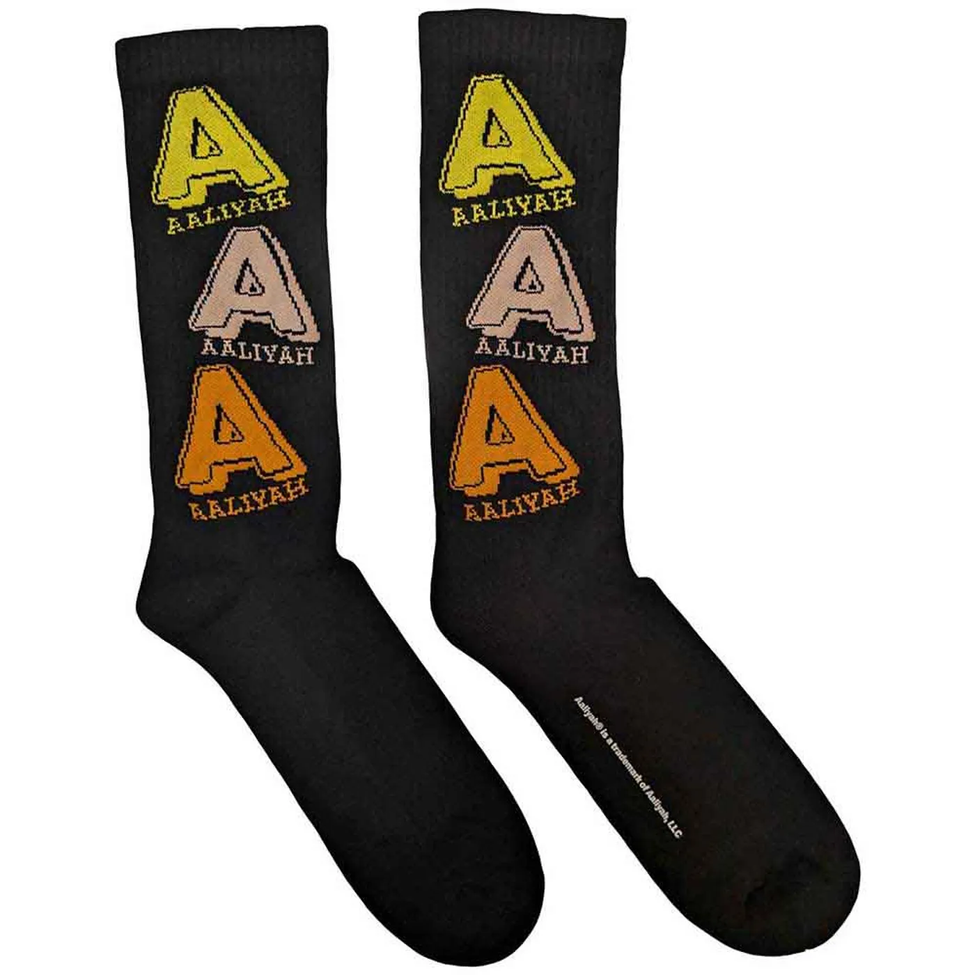 Aaliyah Terry Socks - Tricolor Logo