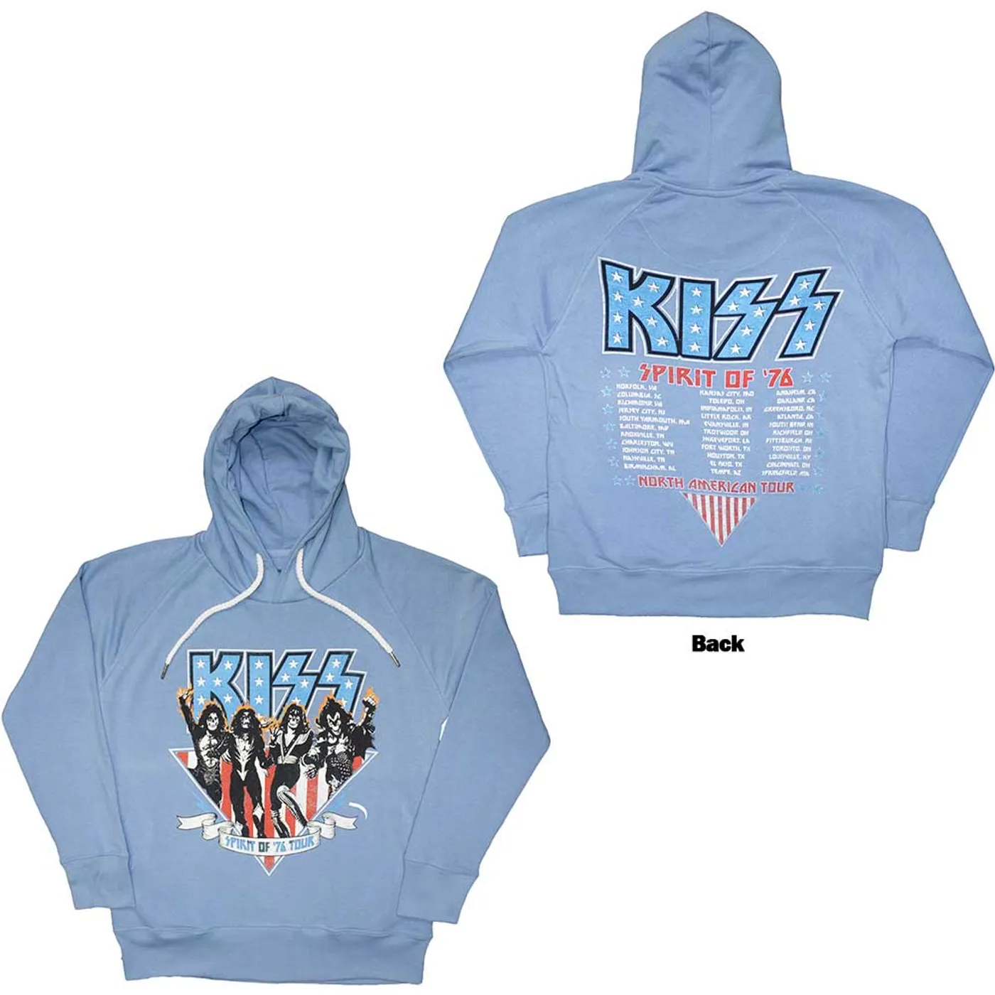 KISS Pullover Hoodie - Americana