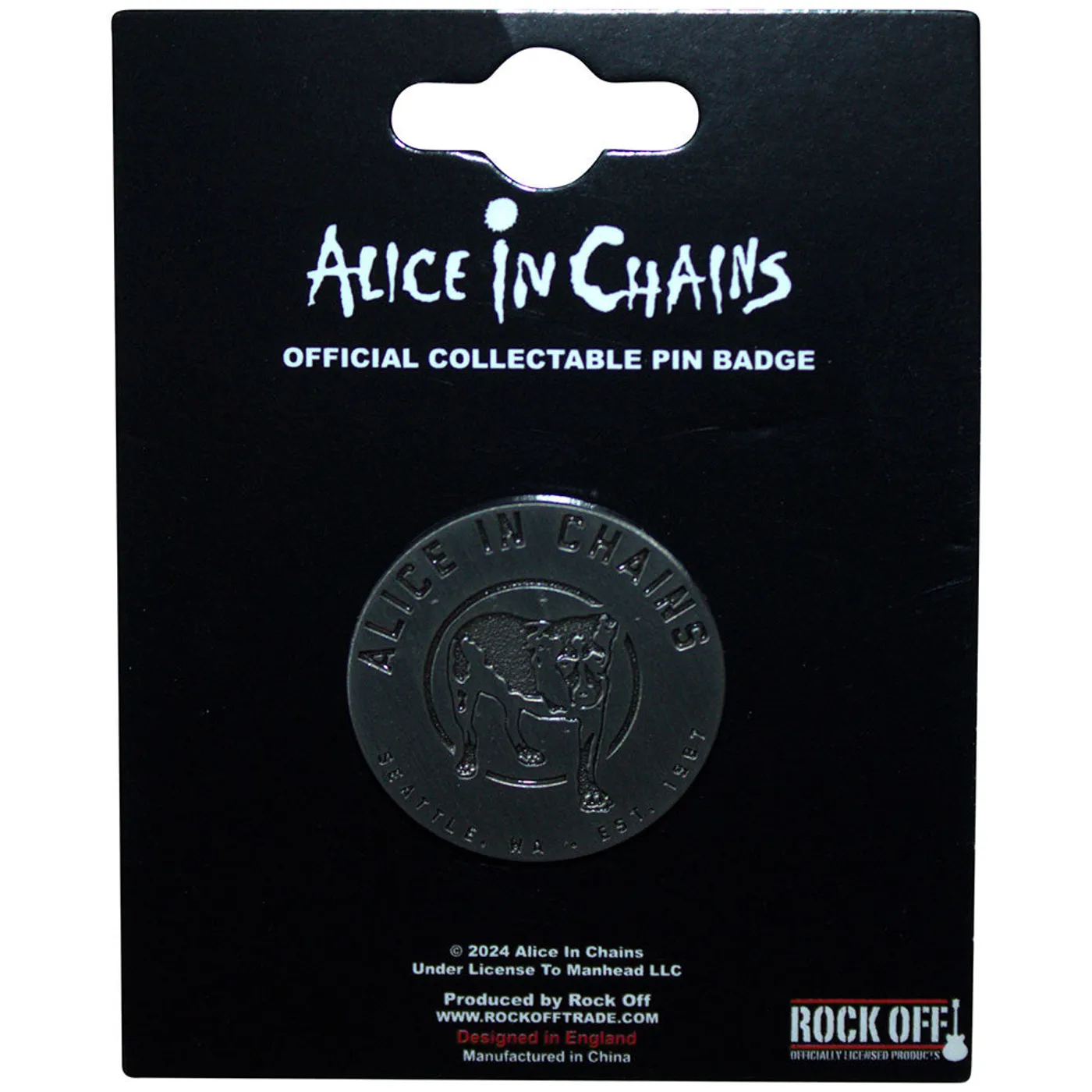 Alice In Chains Pin - Badge - Three-Legged Dog