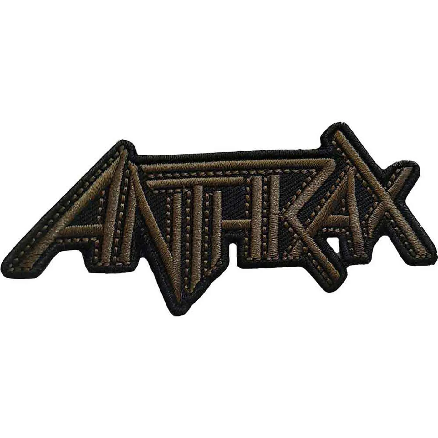 Anthrax Patches - Iron On - Brown Logo