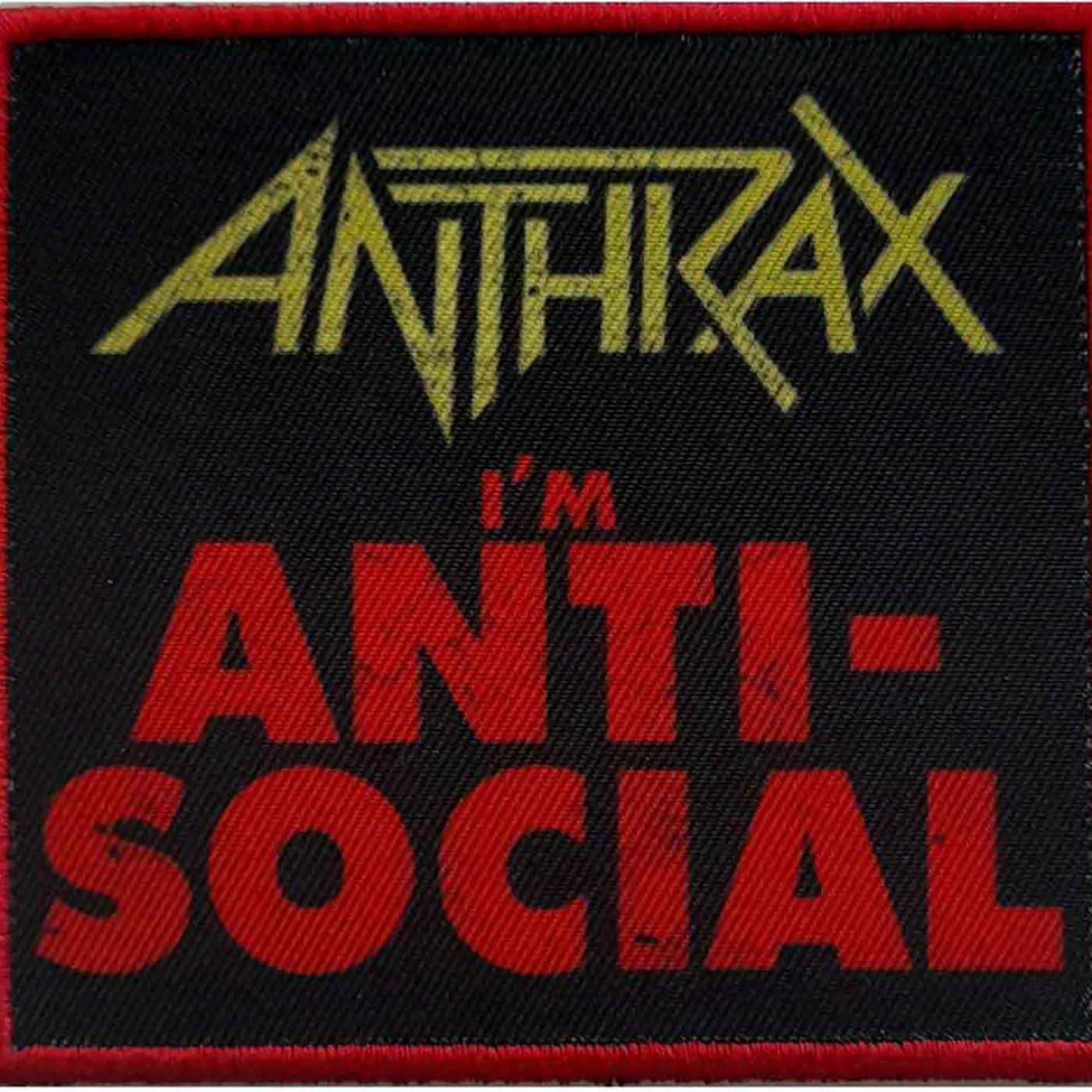 Anthrax Patches - Iron On - Anti-Social