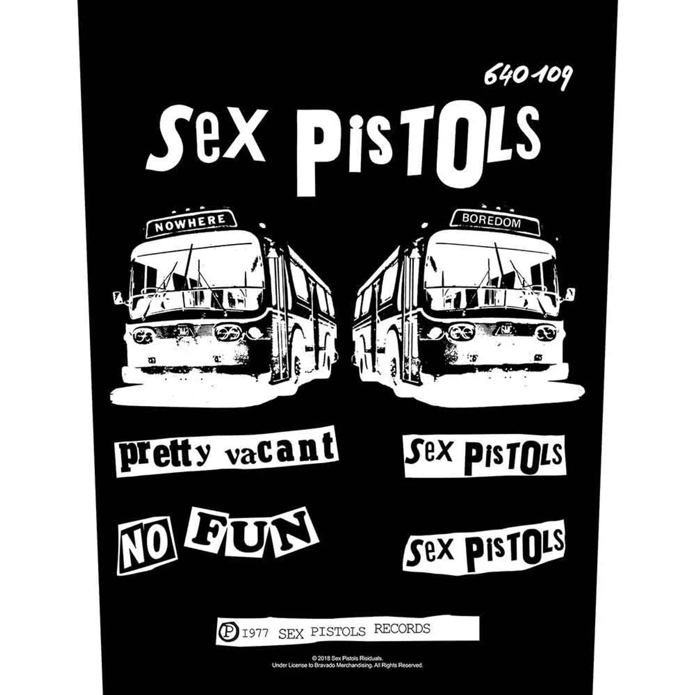 Sex Pistols Patches - Woven Sew On - Pretty Vacant