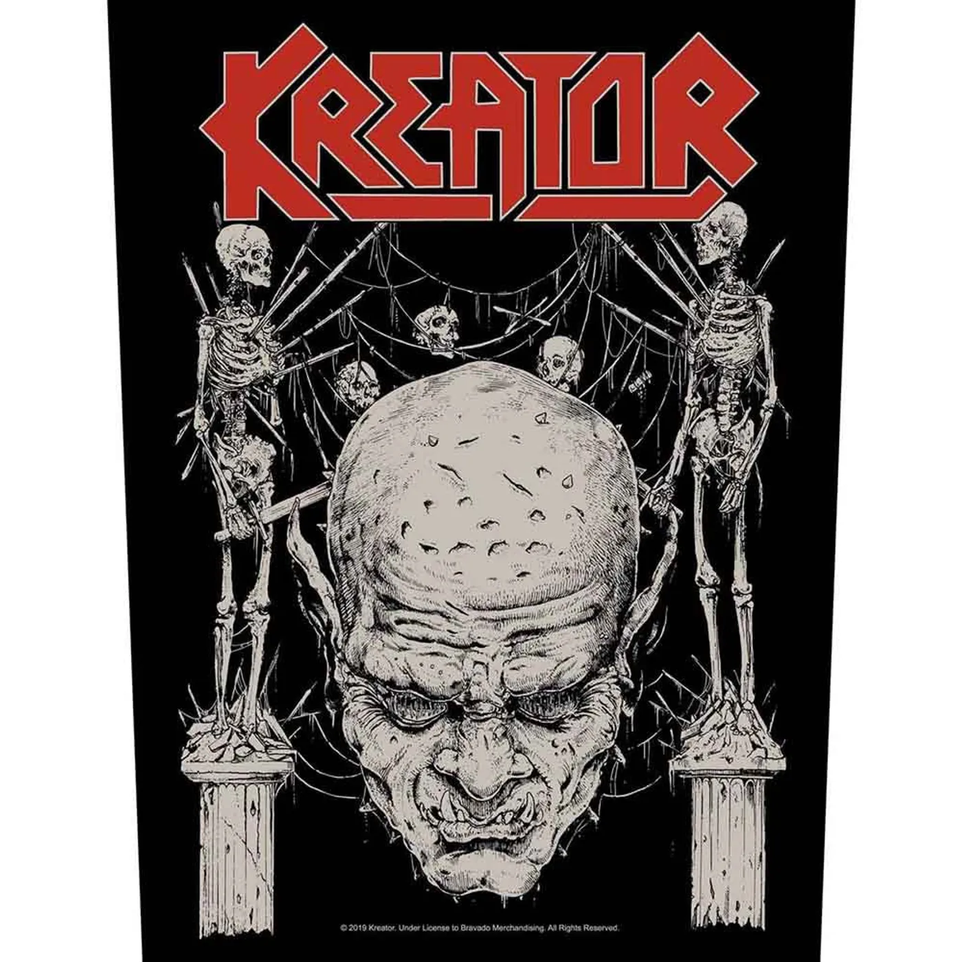 Kreator Patches - Woven Sew On - Skull & Skeletons