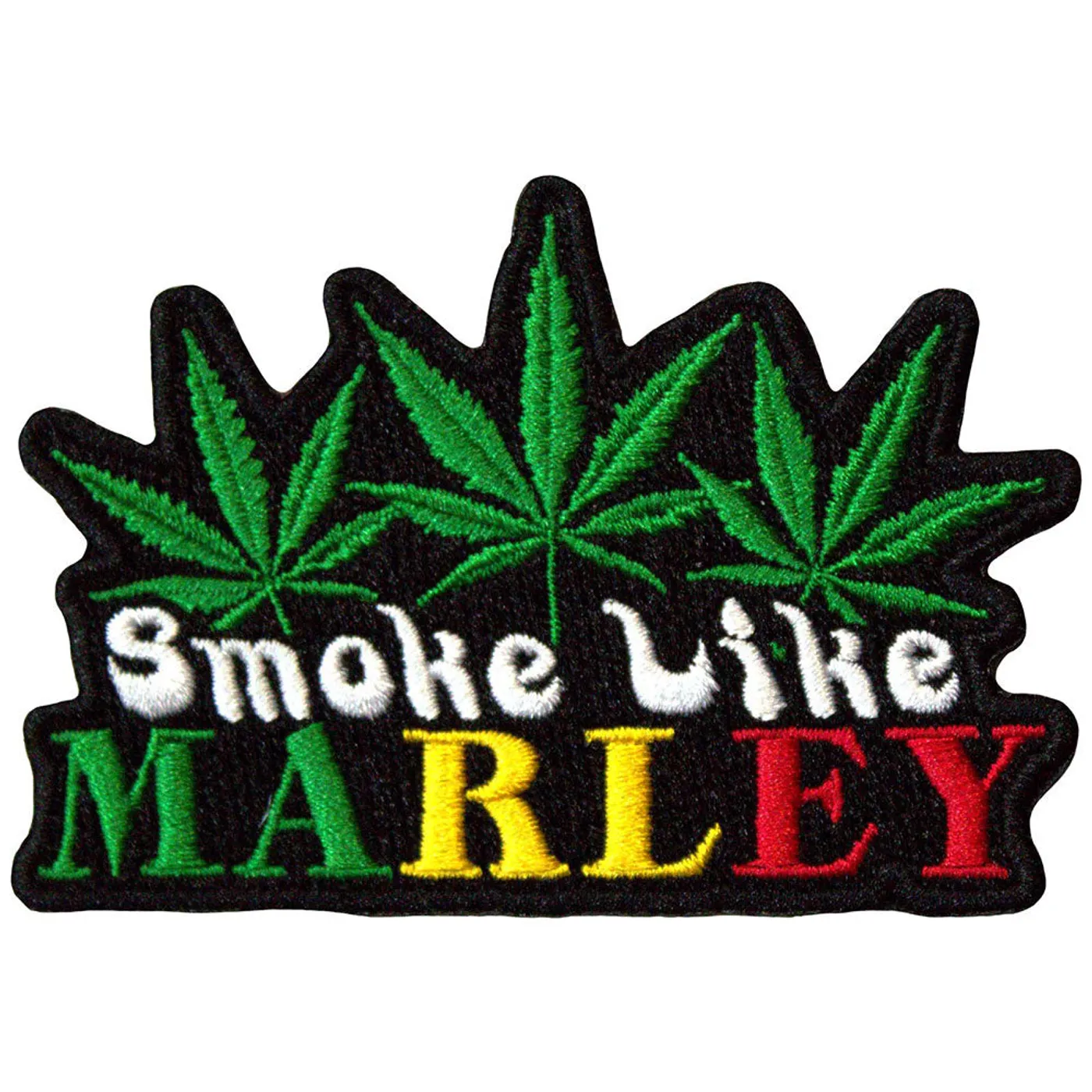 Bob Marley Patches - Iron On - Smoke Like