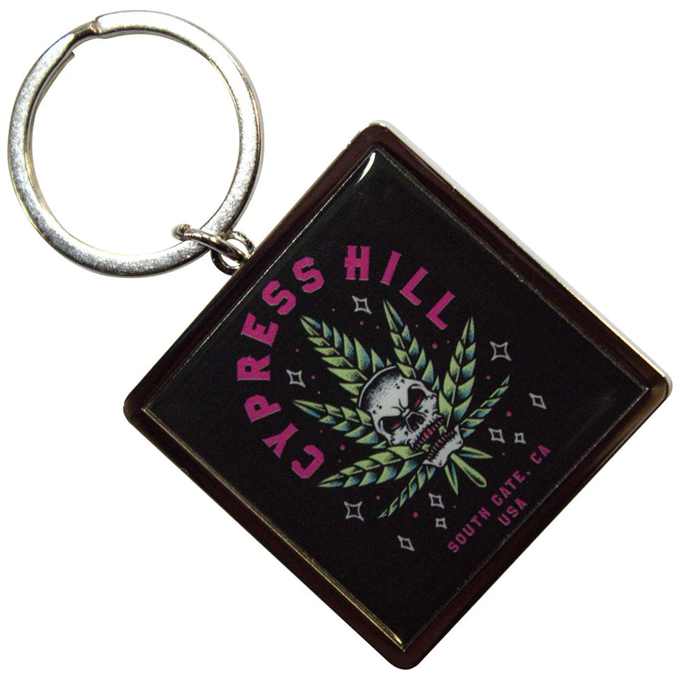 Cypress Hill Standard Keychains - Leaf Skull