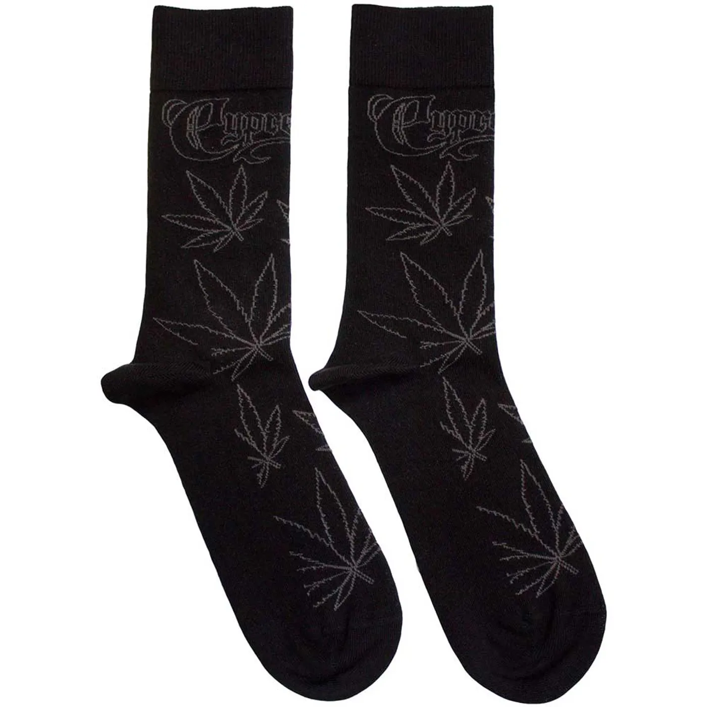 Cypress Hill Ankle Socks - Leaf Pattern